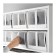 A set of boxes for shoes Skubb, white, 4 pcs.