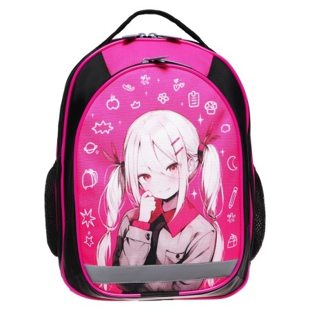 School backpack, 37 x 27 x 16 cm, ergonomic back, calligrata b "Girl Anime"-6