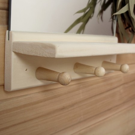 Shelf with a mirror "Classic", 36 x 25cm-2