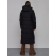 Coat insulated winter female, size 44, black color