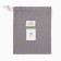 Bag Textile Ethel ECO, col. Gray, 27x34 cm, 70% HL, 30% linen, 190 g/m2