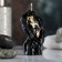 Figure candle "Male torso No. 2" Black with a whip, 9cm