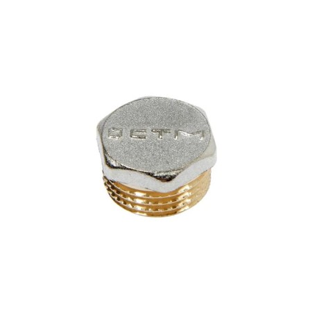 The plug "CTM", 1/2 ", external thread, nickelized brass