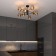 Ceiling chandelier with ARCADA, 60W, E14, 80x80x34.5 cm