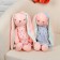 Soft toy "Bunny in a dress", 36 cm, Mix colors