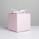 Gift folding box, packaging, "pink", 12 x 12 x 12 cm