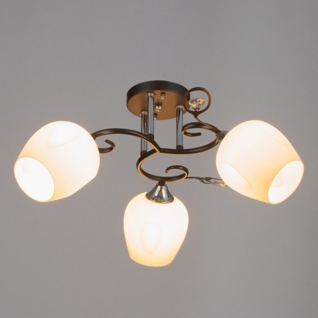 Ceiling Ceiling Maggie 3HE27 40W Black, Chrome-1