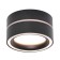 Ceiling light Feron HL455, IP20, GX53, 12 W, 85x85x47 mm, black color