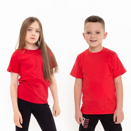 T -shirt children's, red color, height 92 cm-3