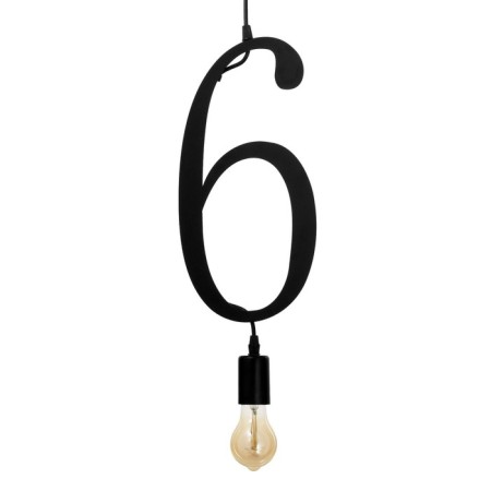 Bayerlux lamp "Figure 6" E27 40W Black 35x20 cm-4