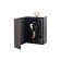 Stimulator of external intimate zones Waname D-Splash surf, black color, 10.8 cm