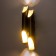 Sconces "tube" 4xgu10 35W black gold 12x6x47cm