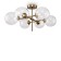 Caus -40W, 6xg9, 16.5x52x82 cm, brass