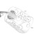 Ceiling chandelier "Lucy" 2x40W E27 Color: silver
