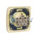 A single socket with a Luazon Lighting "Orion" curtain, 16 A, hidden, with salary, beige