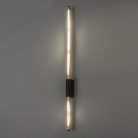 Bra "Olma" LED 12W 4000K Black gold 74x5x6 cm-2