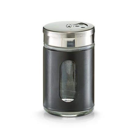 A container for spices, 5 × 8.5 cm, black color