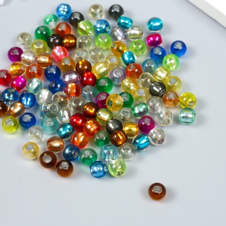Beads for creativity plastic "Ball. Pigama" set of 20 g d = 0.8 cm-1
