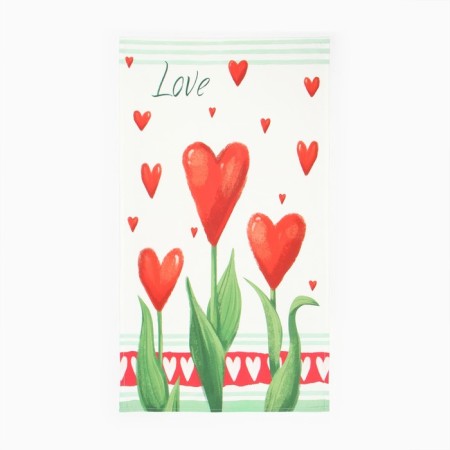 Набор "Love" полотенце 40х73см, саржа 190гр/м2, формочки для печенья-1