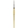 Synthetic brush, round, gamma "Gold Brush" No. 6, French mount, short handle