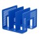 Vertical paper tray, 3 compartments, Erichkrause Classic, blue