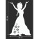 Decorative sticker for windows "Snow Beauty" 40x65 cm