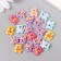 Decor for creativity Plastic "Bear with a bow" mix 1.3x1.4 cm