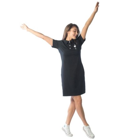 Dress-field female glass, size 44, black color-2
