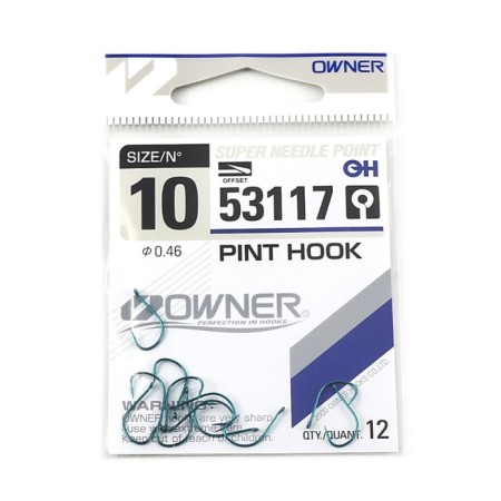 The hook Owner Pint Hook Blue No. 10, 12 pcs.