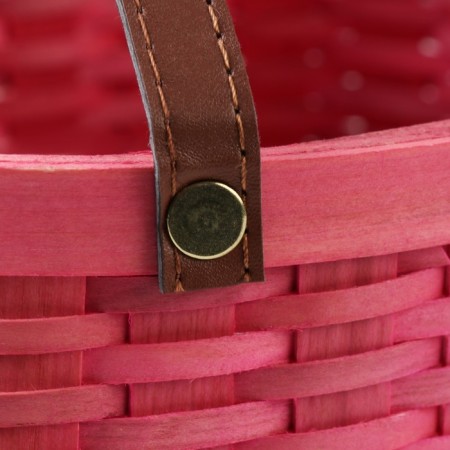 Set of wicker baskets, 23x19x11/25 cm, 18x14.5x10/21 cm, 2 pcs, pink, sequoia-4