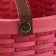 Set of wicker baskets, 23x19x11/25 cm, 18x14.5x10/21 cm, 2 pcs, pink, sequoia