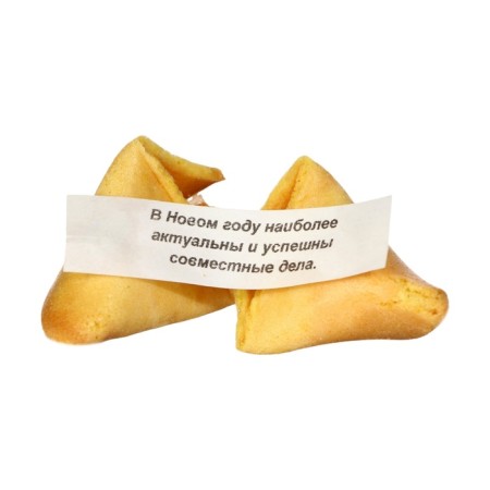 Cookies with the prediction of "magic in the new year", 1 pcs-4