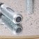 Perfume atomizer, with a spray, 10 ml, silver color