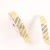 Tape for decor and gifts, "stripes", gold, 2 cm x 50 m
