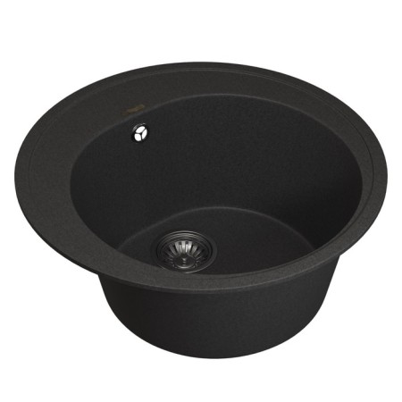 Quartz-quartz kitchen up-up-quartz upd-01, round, color 04 black-2