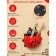 Baby brush holder Children's "Layer", on suction cups, red color