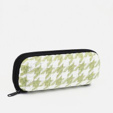 Lightning glasses case, green color