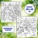 New Year's gift. Developing set with games "New Year! Parcel from Santa Claus "