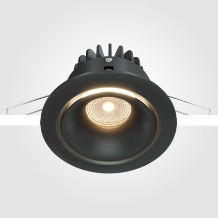 The built-in lamp Technical DL031-L12W3K-D-B, LED, 12 W, 98x98x75 mm, 760 lm, 3000k, black-3