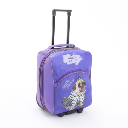 Baby suitcase 34 l (XS), Sacvoyage, lightning department, lilac color