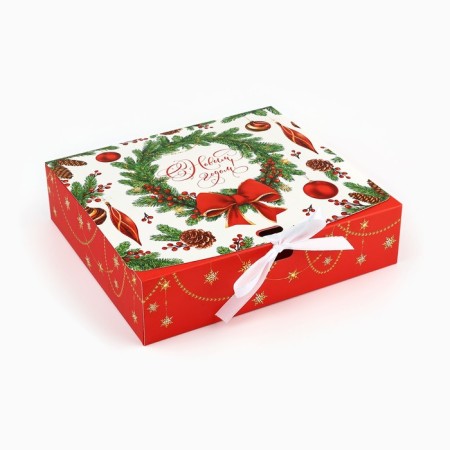 Two -way folding box "New Year's toys", 20 x 18 x 5 cm, New Year-1