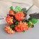 Bouquet "Hydrangea with leaves and herbs" 28 cm, mix