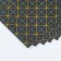 Scrapbooking paper gold "Geometry on black" density 180 g 15.5x17 cm