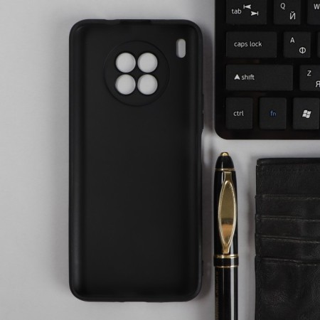Pero cover, for Honor 50 Lite, silicone, black-1
