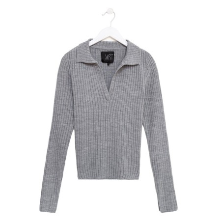 Jumper with V Gorlovina Mist, p. 44-46, gray-5