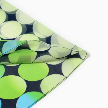 Female, green textile scarf, rr 50*160-1