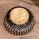 VAZ with a lid weaved, from bamboo 22x22x14 cm