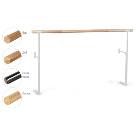 Choreographic machine Single wall-floor No. 15 oak, white legs