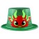 Carnival hat "Dragon", red color