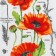 Kitchen towel "Poppies" 35x60 cm